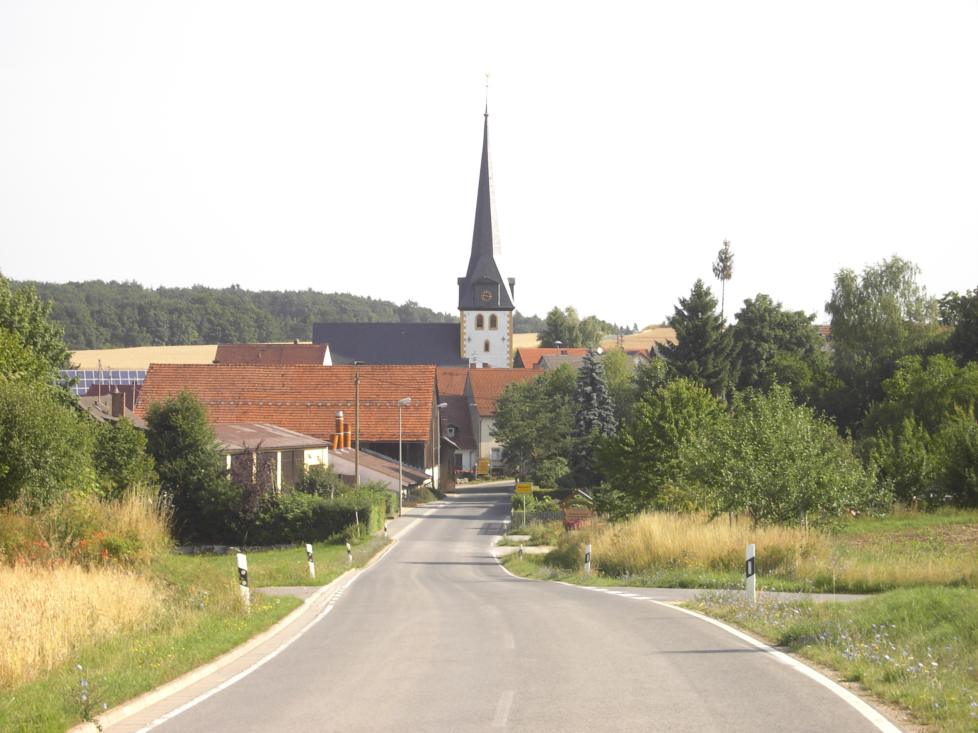 Einfahrt Wattendorf